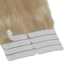 Load image into Gallery viewer, 22" SLIM RUSSIAN TAPE EXTENSIONS | 100% HUMAN | 100% CUTICLES IN TACT | 100% DOUBLE DRAWN - bhhairextensions