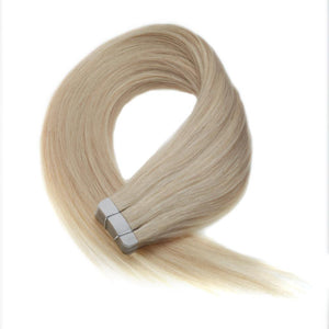 22" SLIM RUSSIAN TAPE EXTENSIONS | 100% HUMAN | 100% CUTICLES IN TACT | 100% DOUBLE DRAWN - bhhairextensions